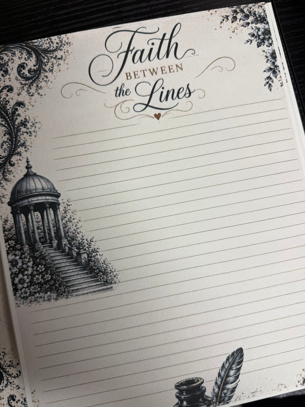 AppleScript Notepad Binder – Vintage Faith Collection