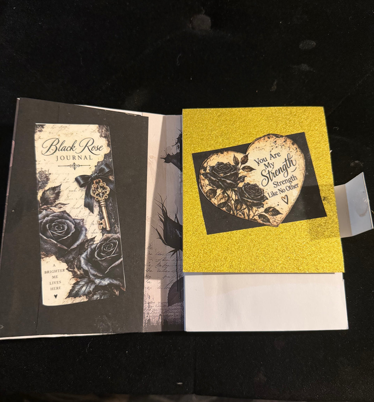 Black Rose Hardback Journal
