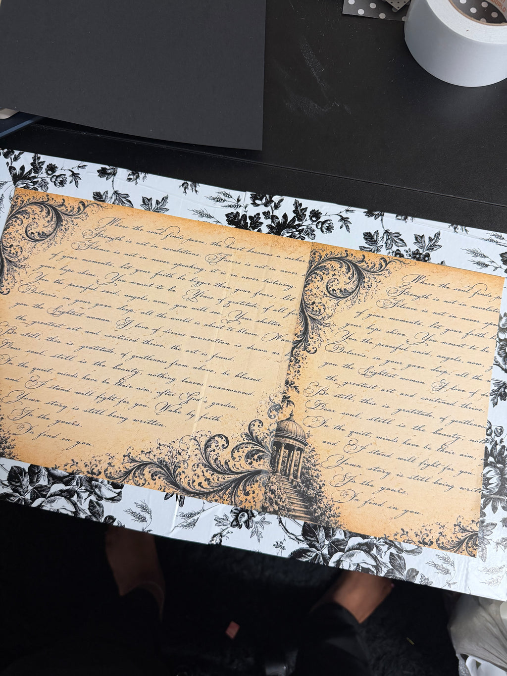 AppleScript Notepad Binder – Vintage Faith Collection