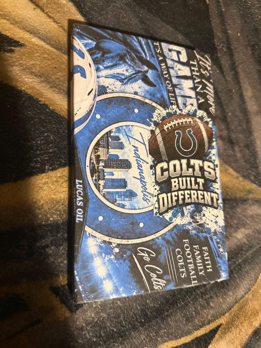Indianapolis Colts Faith & Football Mini Notepad