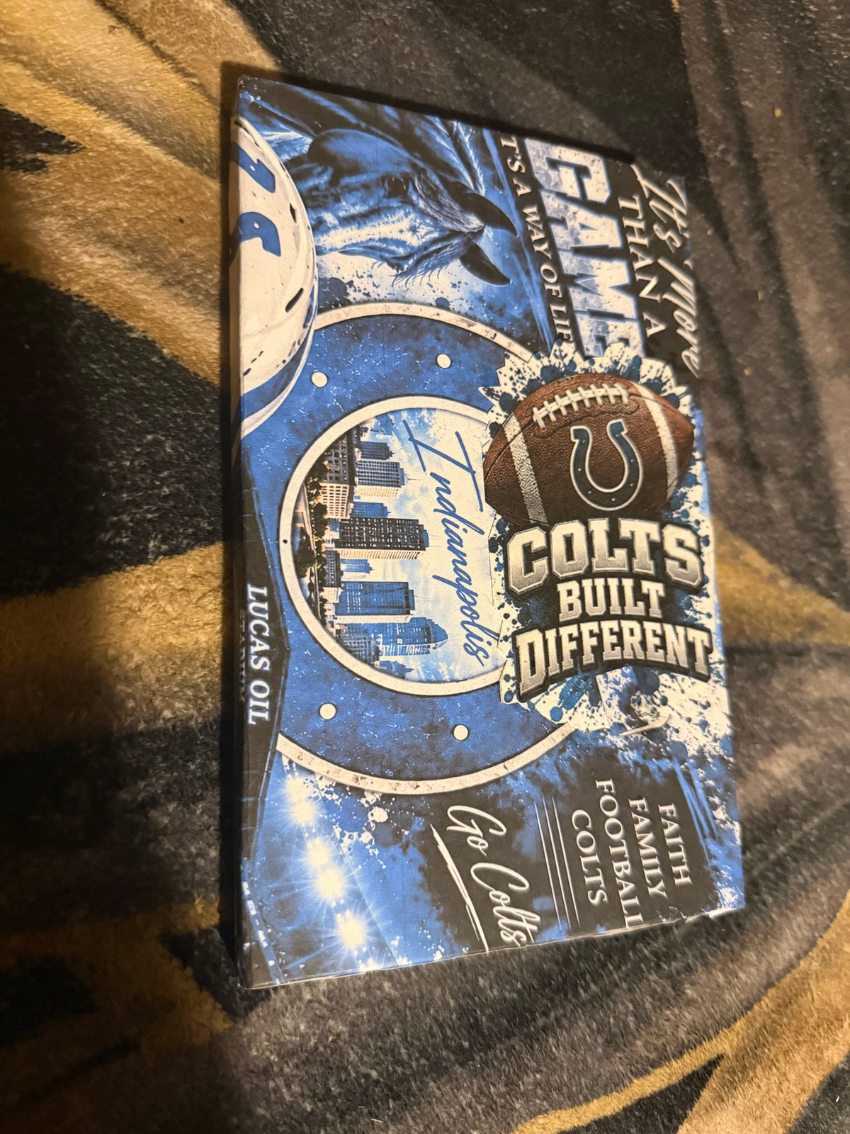 Indianapolis Colts Faith & Football Mini Notepad