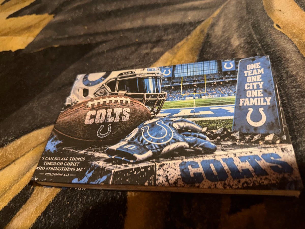 Indianapolis Colts Faith & Football Mini Notepad