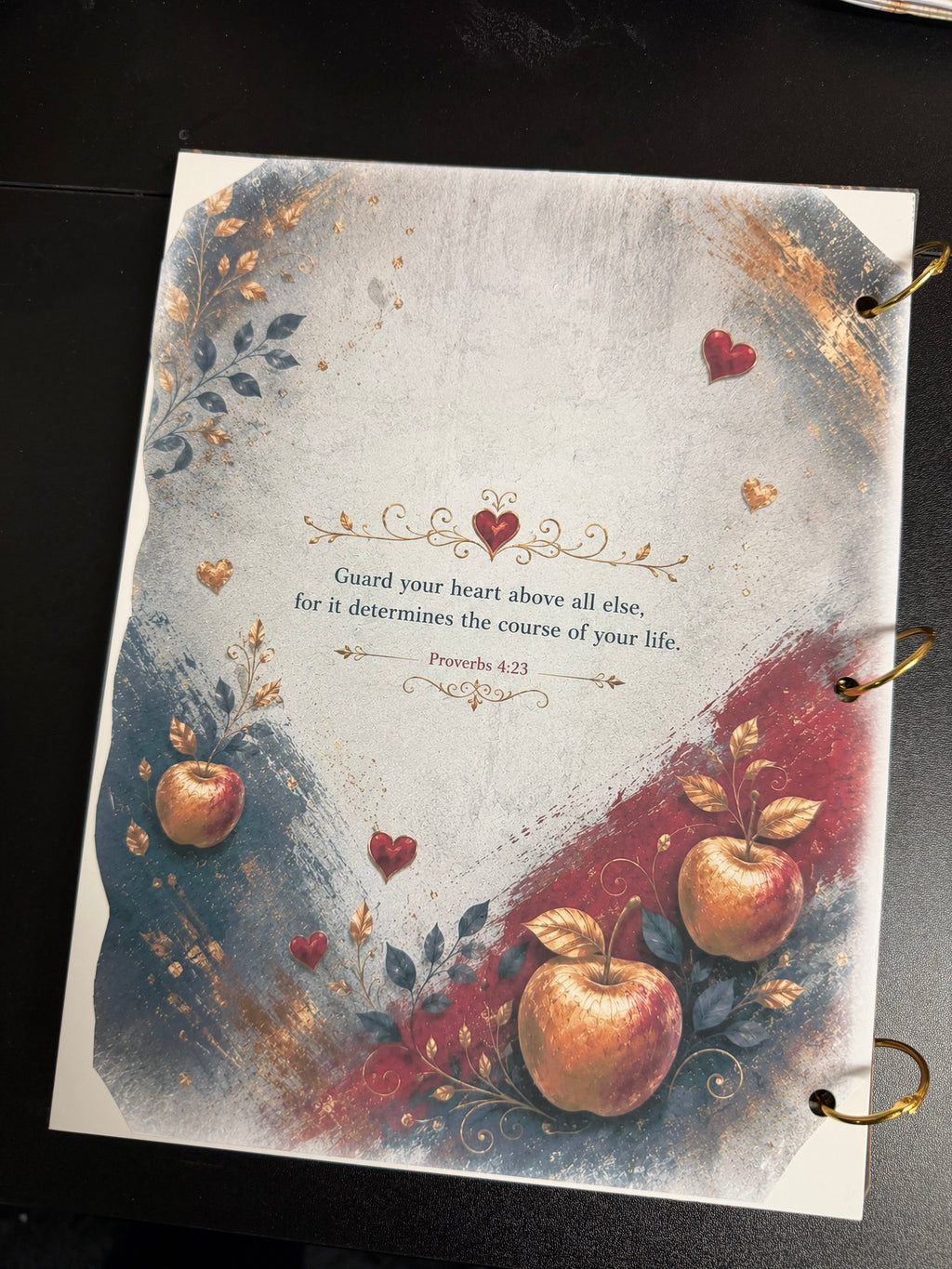 The Core of My Heart | Handmade Inspirational Journal