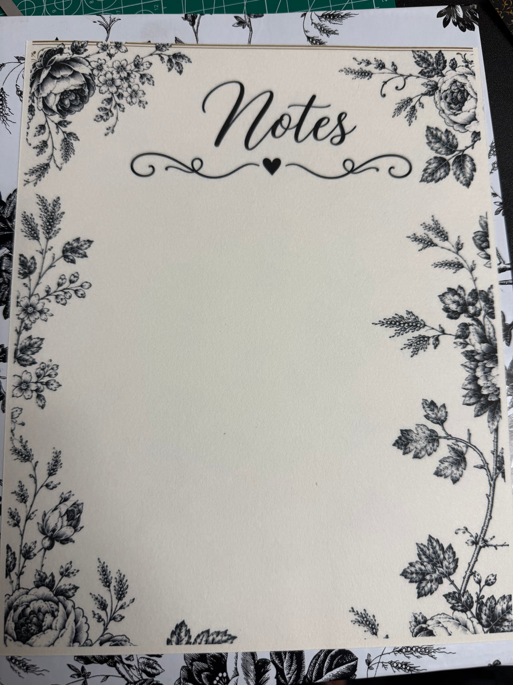 AppleScript Notepad Binder – Vintage Faith Collection