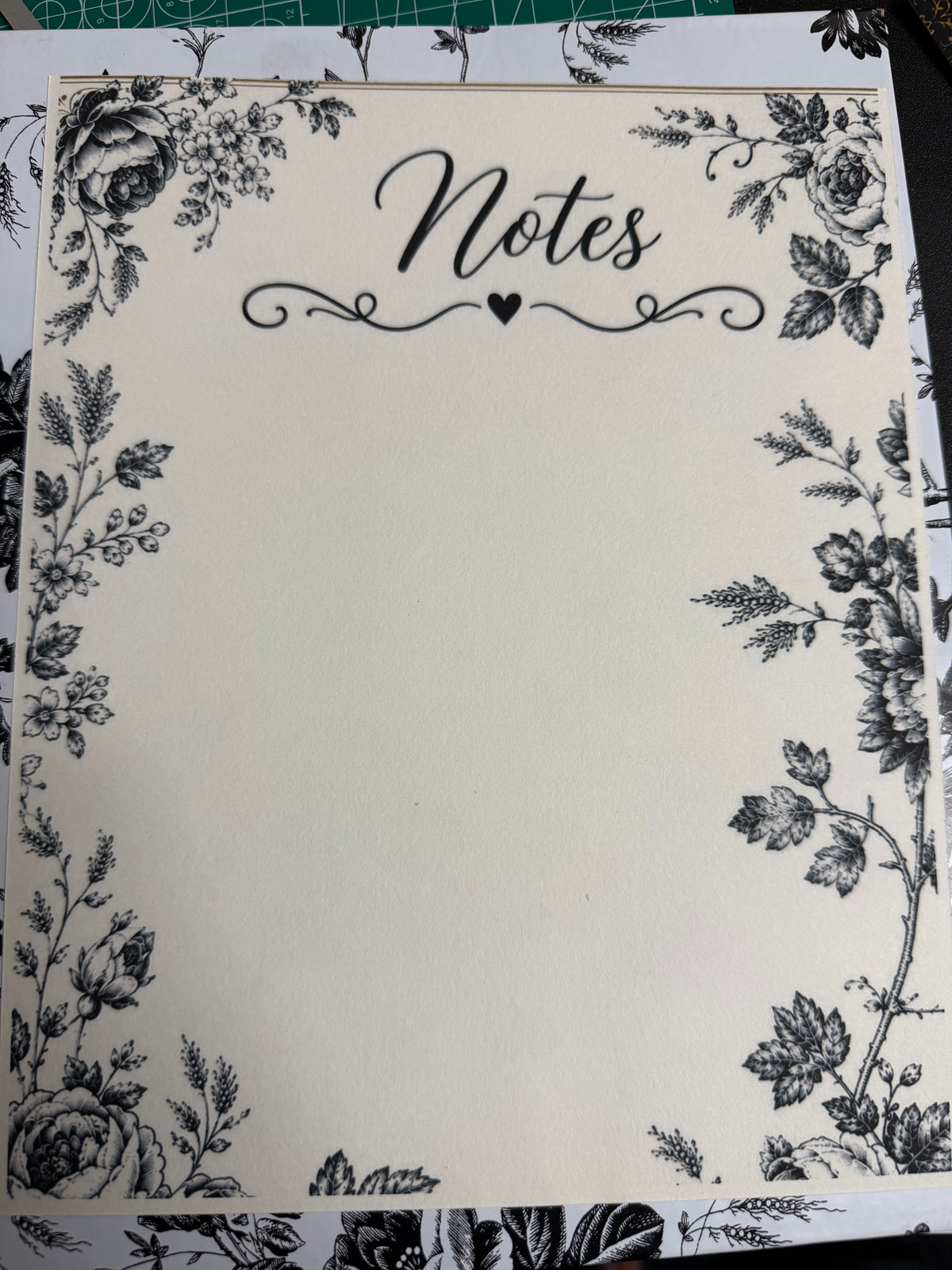 AppleScript Notepad Binder – Vintage Faith Collection