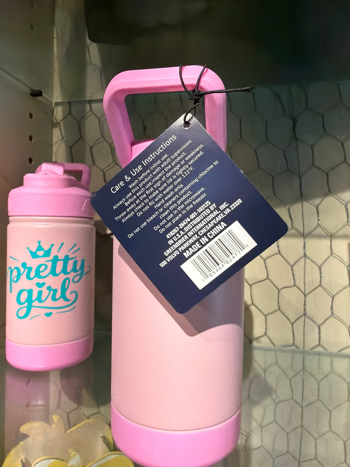 Kids stainless steel water bottle with straw 20fl oz (586ml)