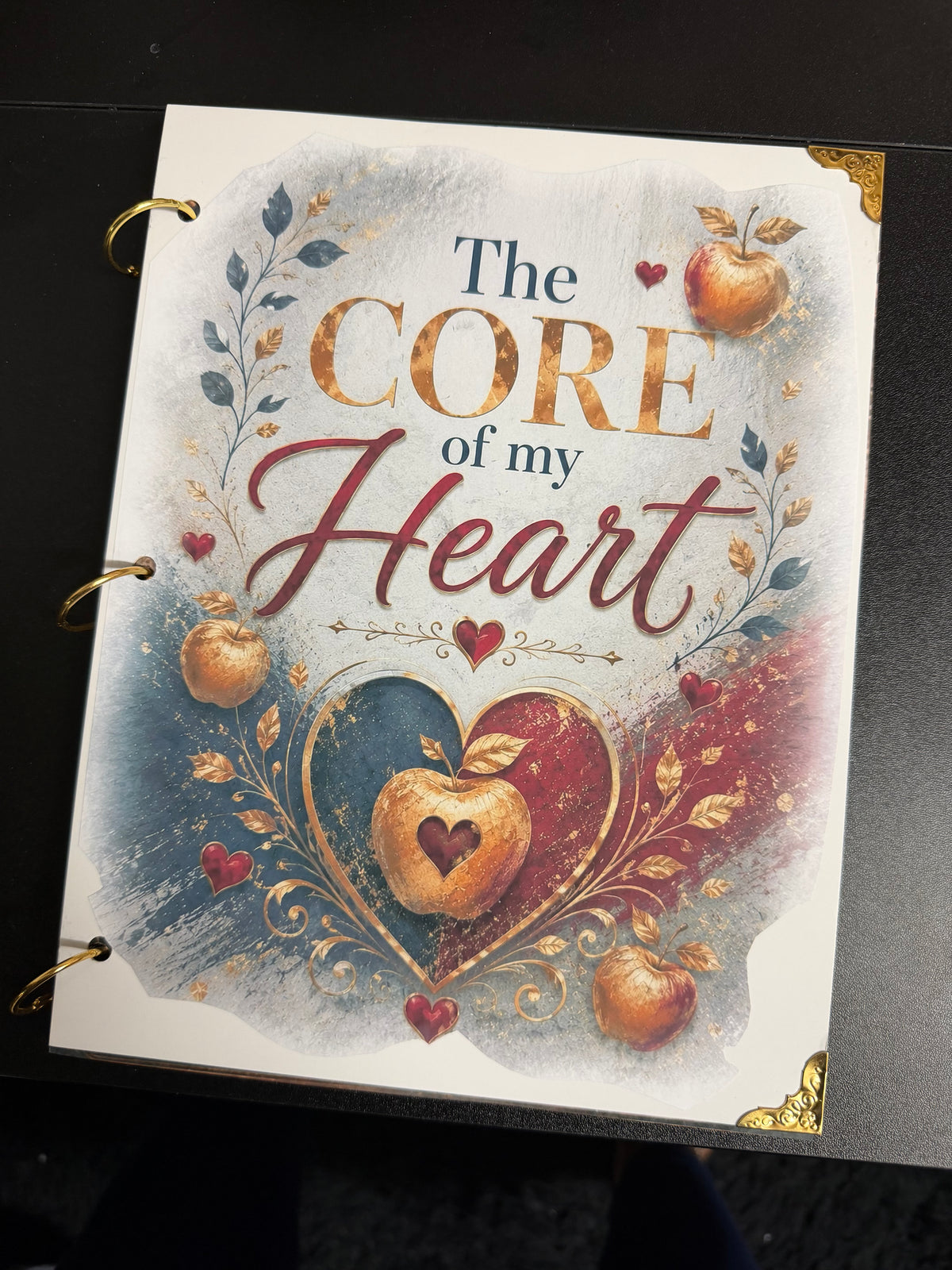 The Core of My Heart | Handmade Inspirational Journal