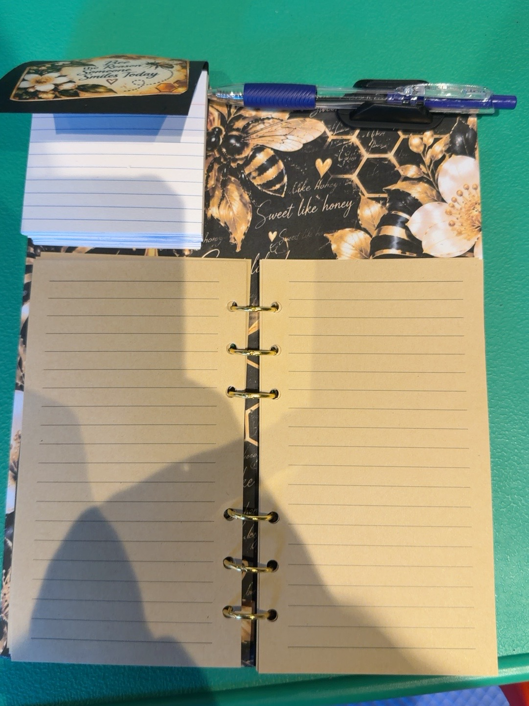AppleScript Sweet Like Honey Refillable Journal & Notepad Station