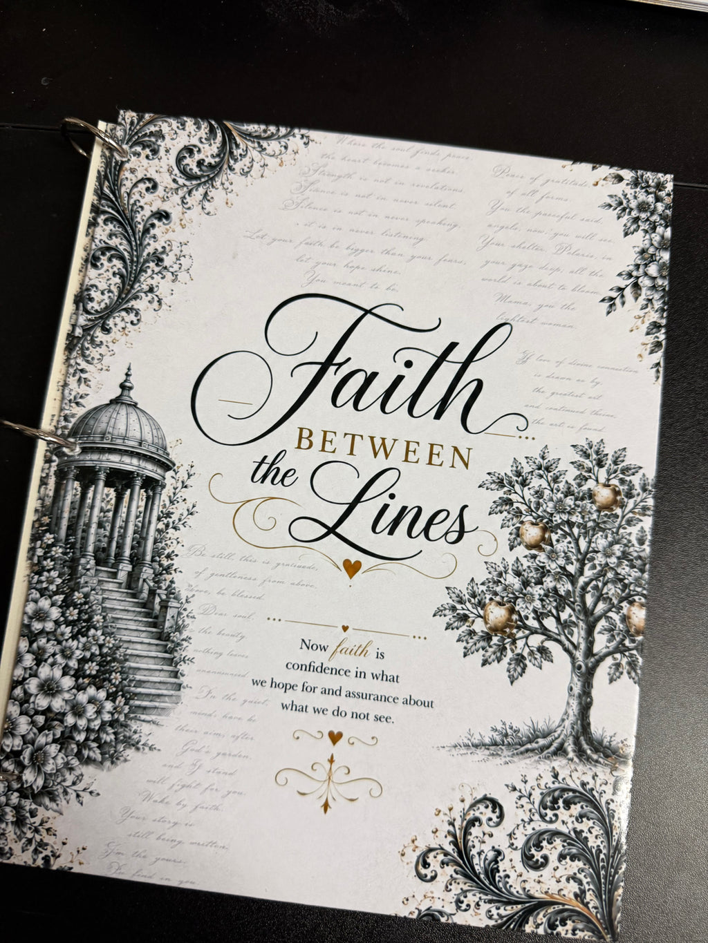 Faith Between the Lines – Hardback Inspirational Faith Journal