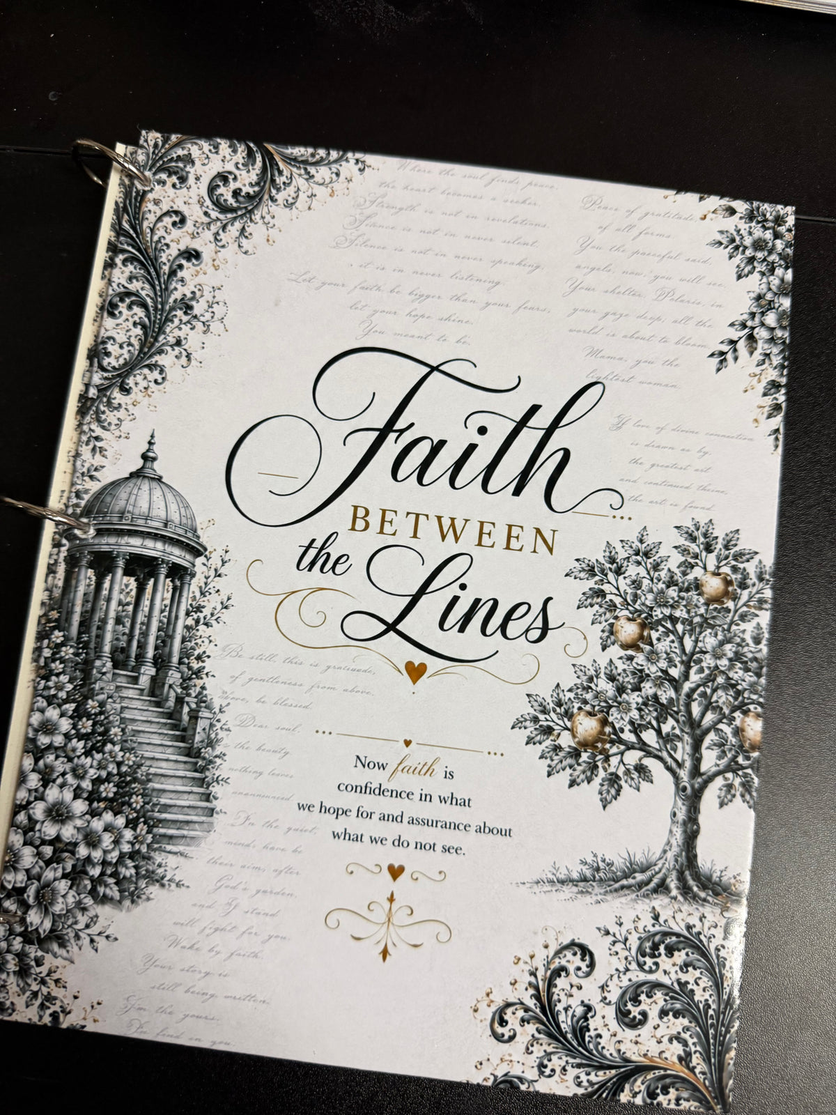 Faith Between the Lines – Hardback Inspirational Faith Journal