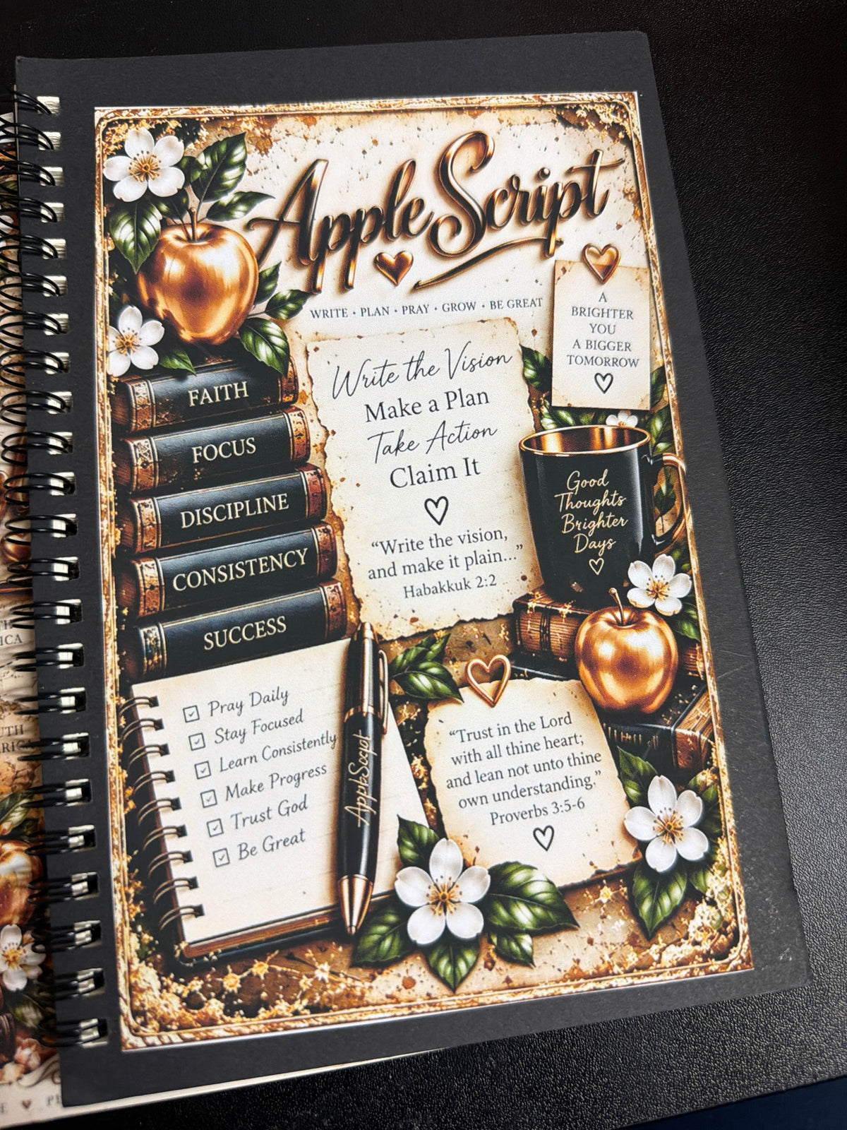 AppleScript Journey & Dreams Spiral Notebook