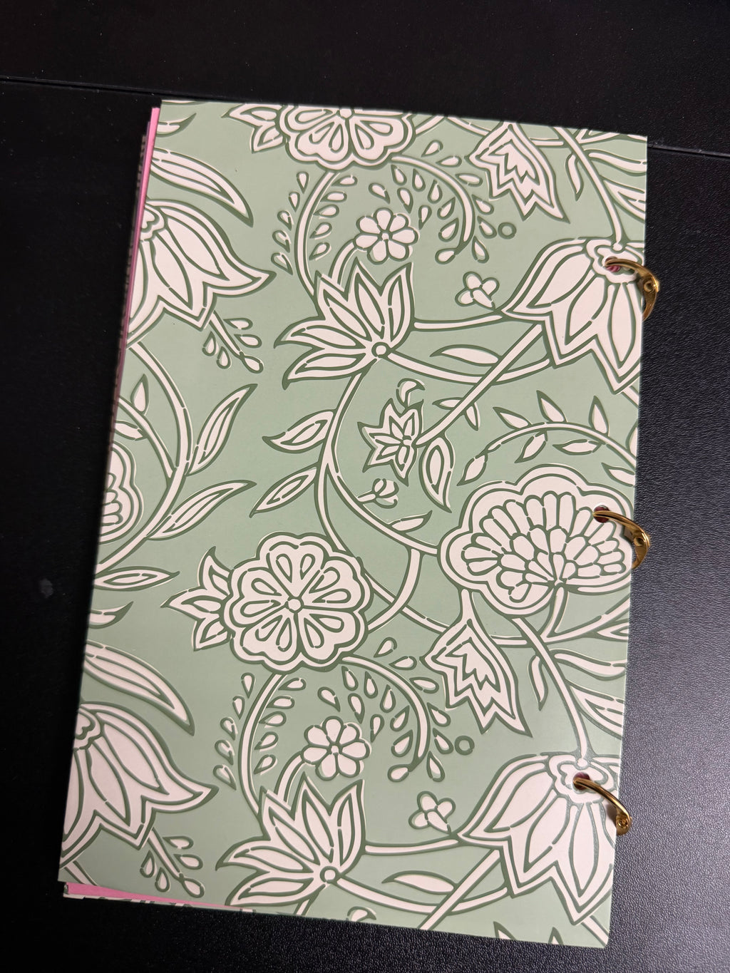 AppleScript™ Notes in Bloom Refillable Notebook