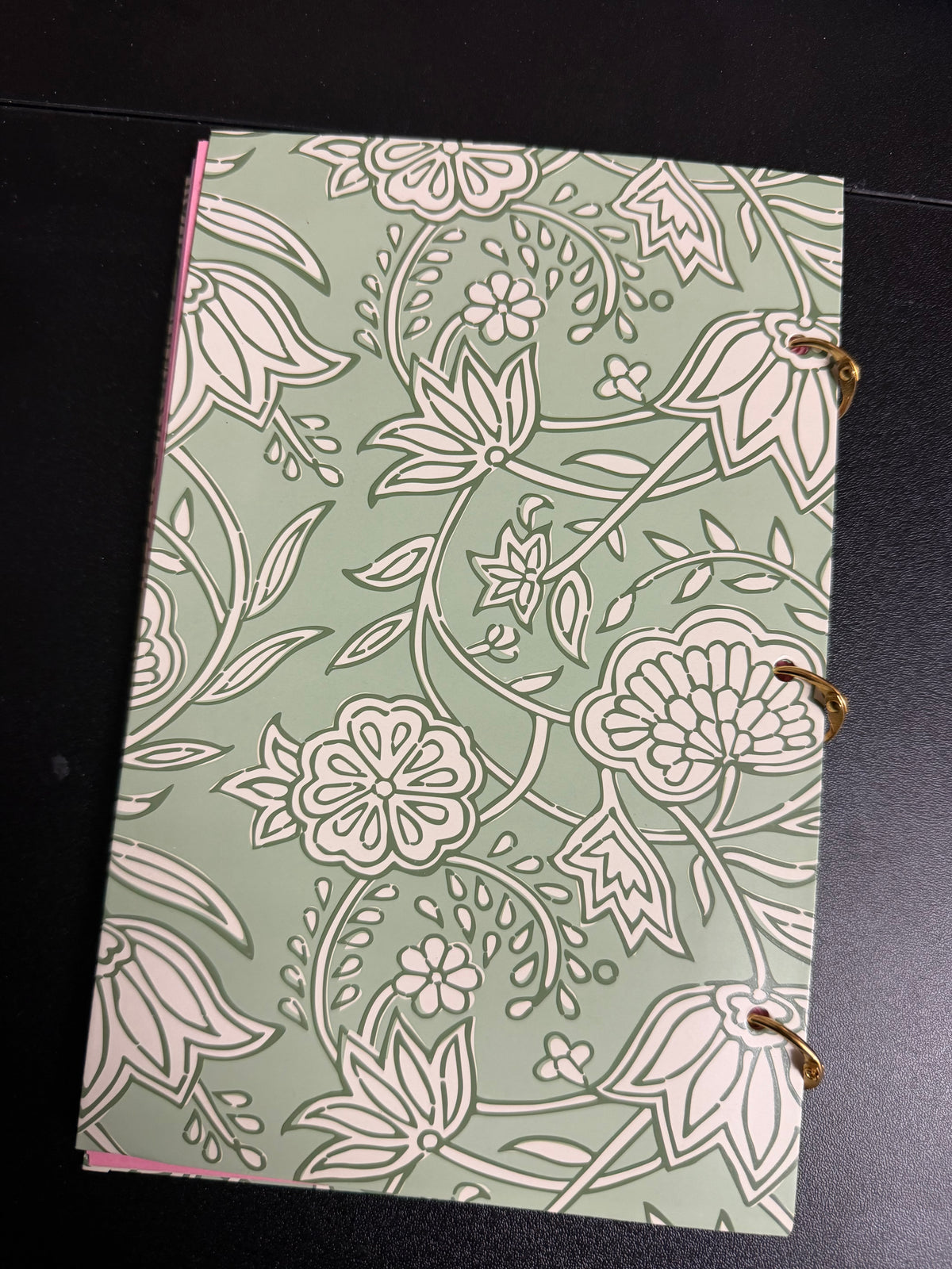 AppleScript™ Notes in Bloom Refillable Notebook