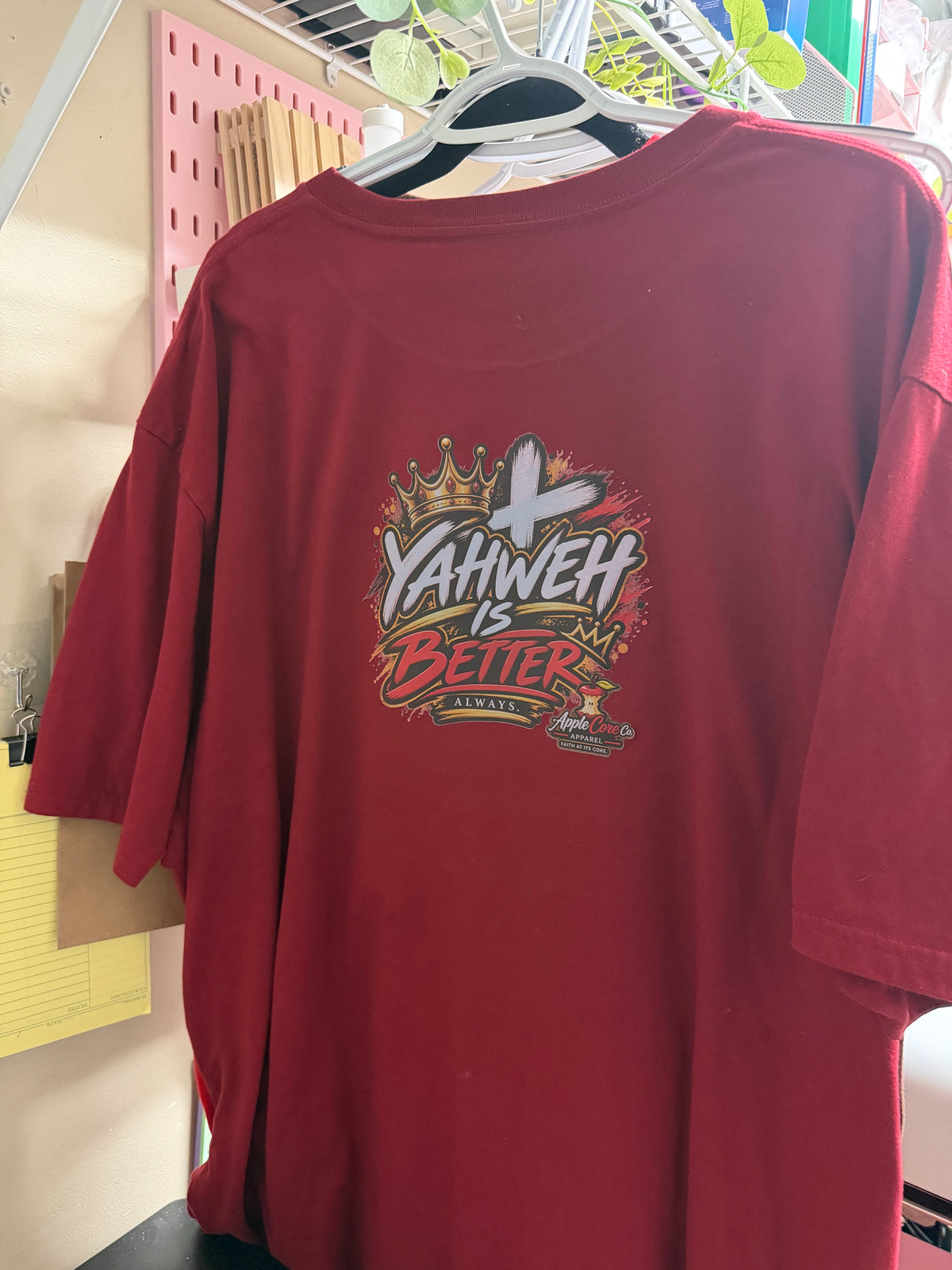 My Way Is Cool, Yahweh Is Better – Premium AppleCore Graphic T-Shirt