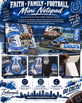 Indianapolis Colts Faith & Football Mini Notepad