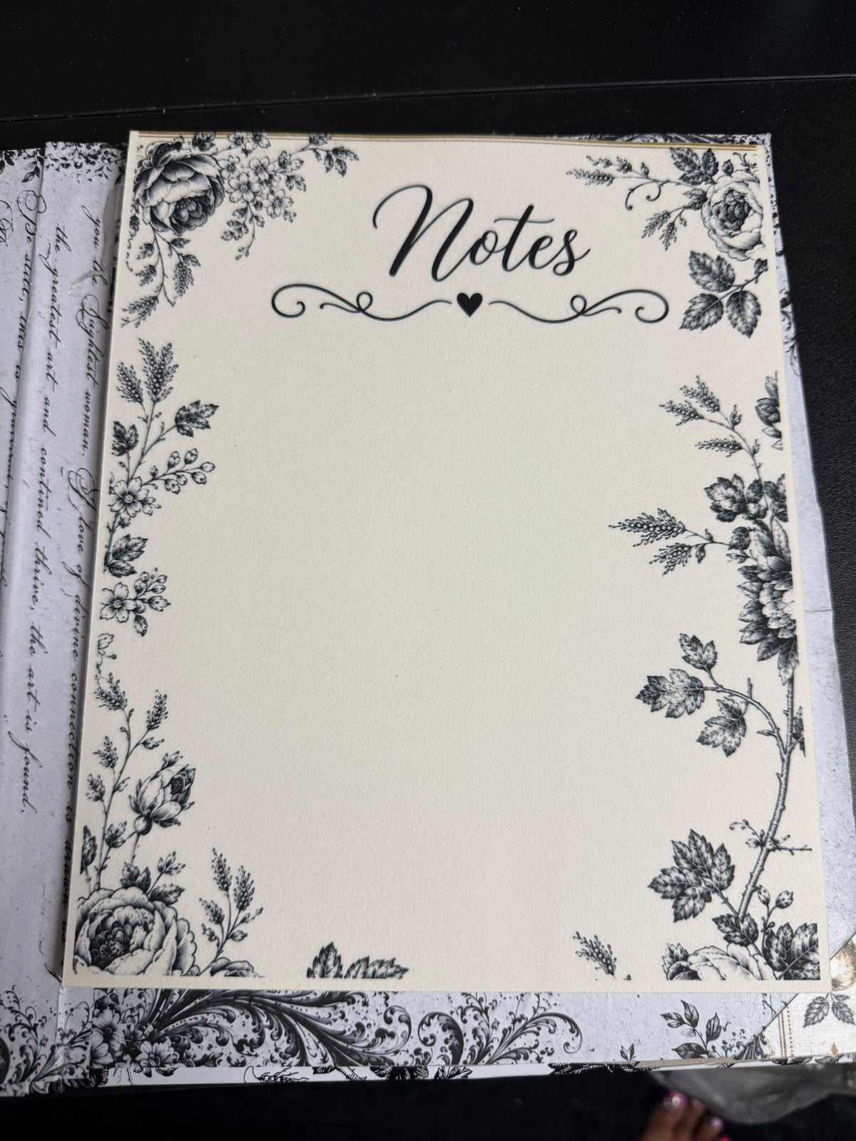 AppleScript Notepad Binder – Vintage Faith Collection