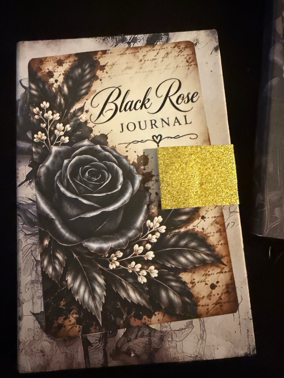 Black Rose Hardback Journal
