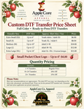 AppleCore Co. Custom DTF Transfers – Ready-to-Press Full-Color Prints
