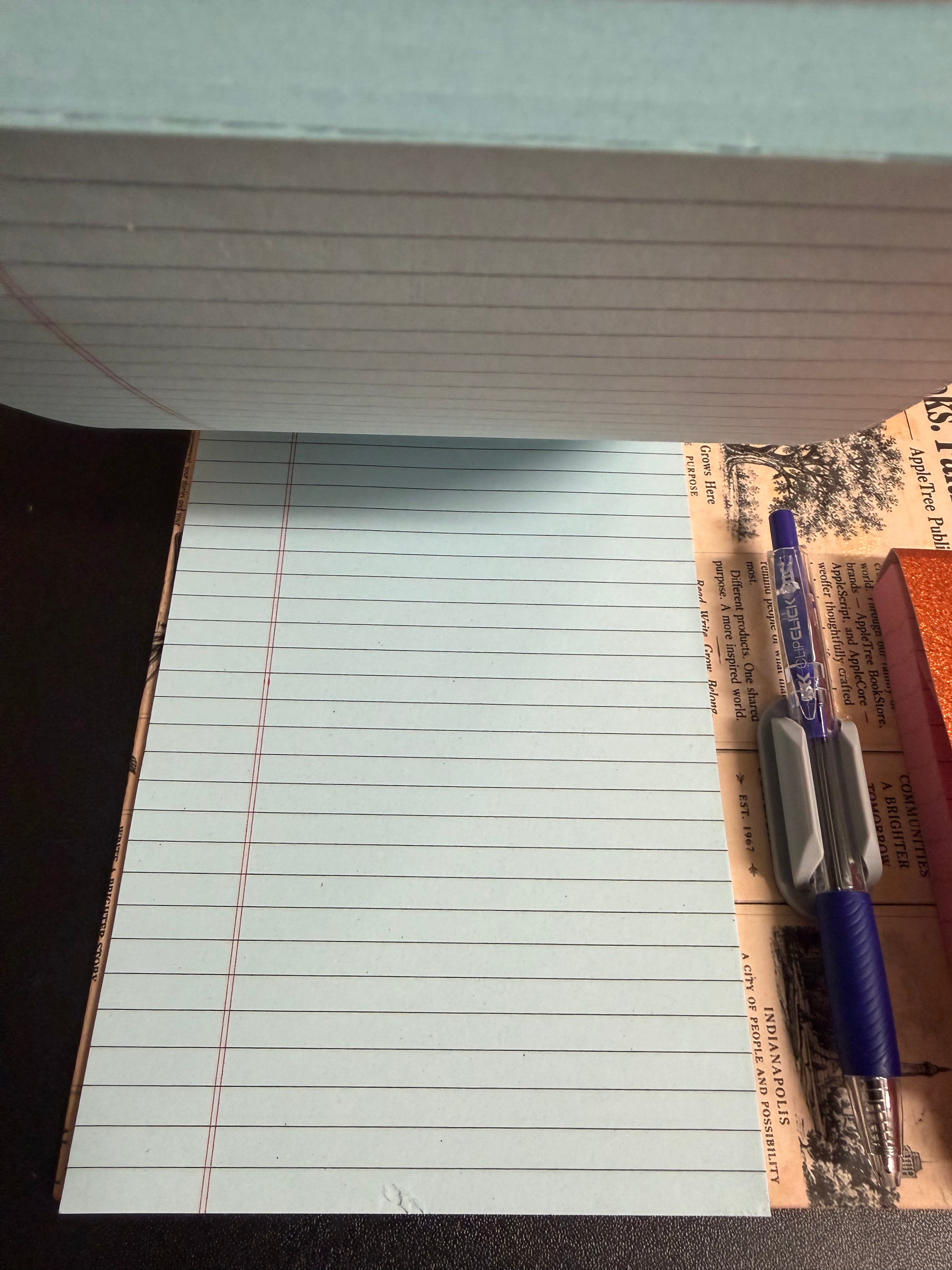 AppleScript A Brighter Tomorrow Double Notepad Desk Station
