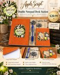 AppleScript A Brighter Tomorrow Double Notepad Desk Station
