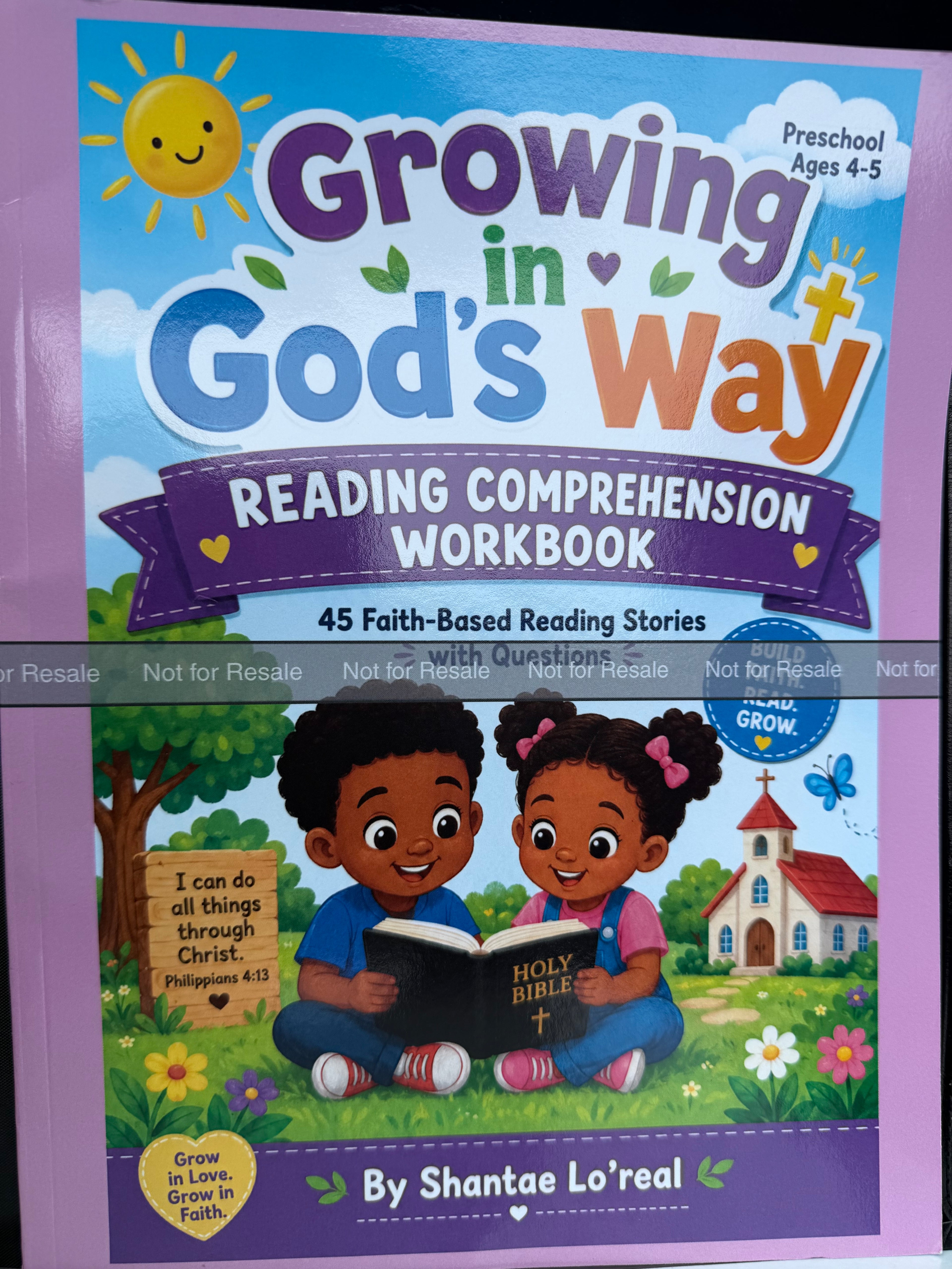 Growing in God’s Way: Reading Comprehension Workbook (Digital PDF)