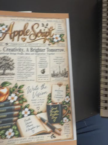 AppleScript Journey & Dreams Spiral Notebook