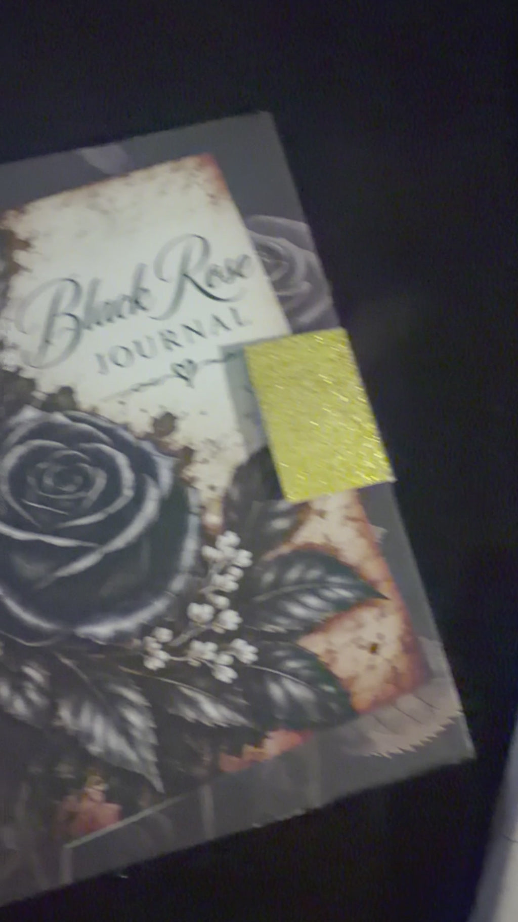 Black Rose Hardback Journal