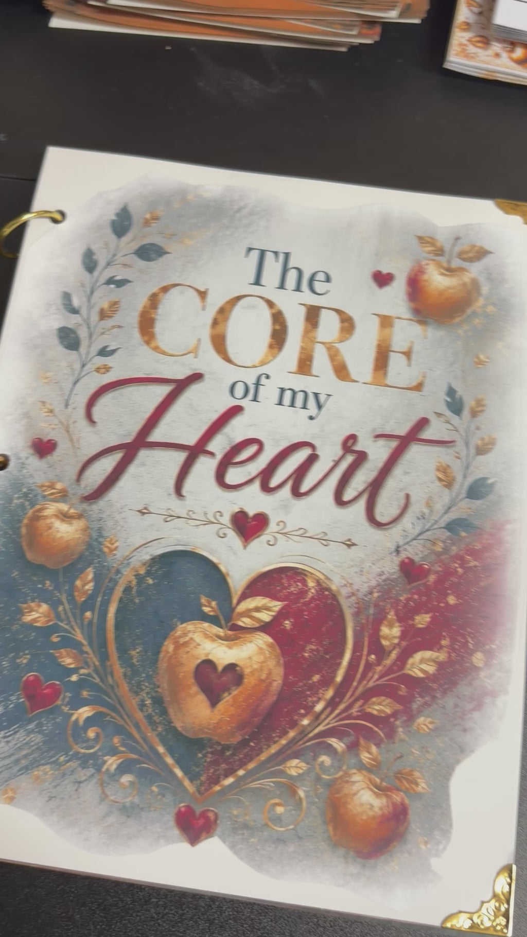 The Core of My Heart | Handmade Inspirational Journal